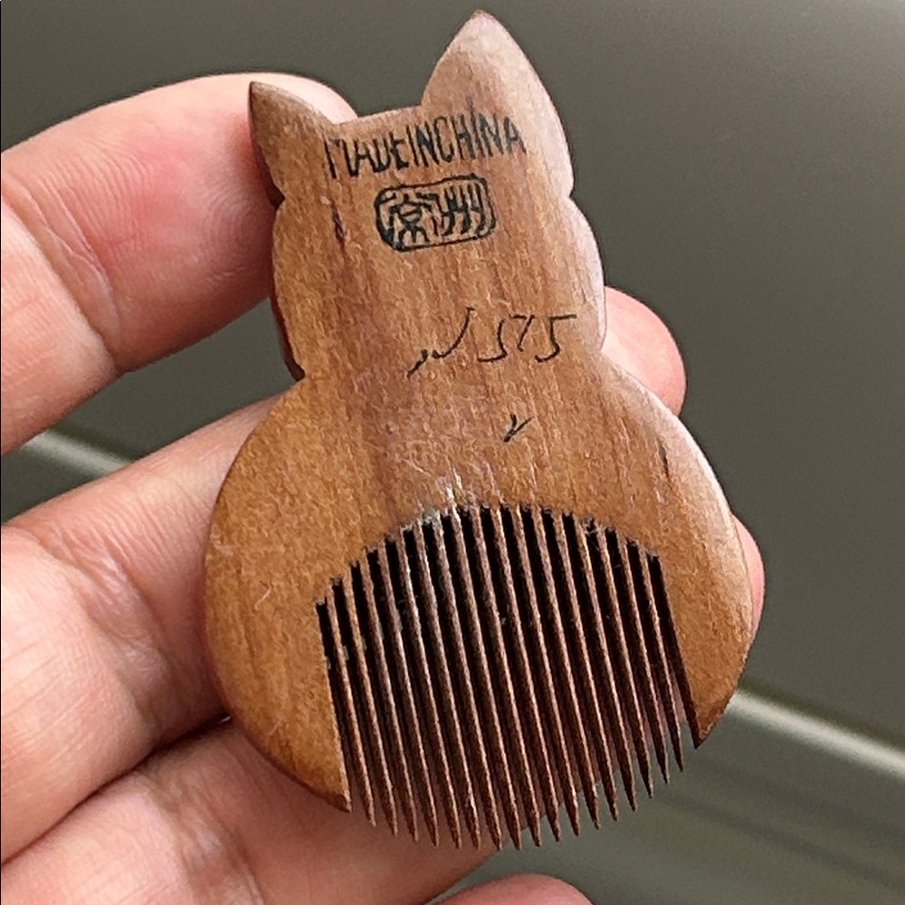 🖤ONE vintage Chinese traditional Changzhou Mini comb - Picture 3 of 7